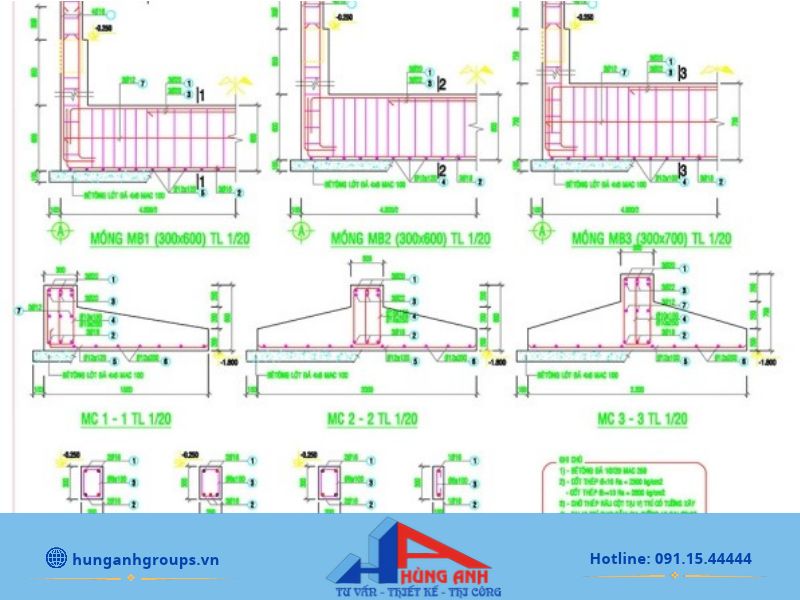 Mẫu thiết kế nhà liền kề trọn gói đẹp sang năm 2026 Bản vẽ móng nhà liền kề