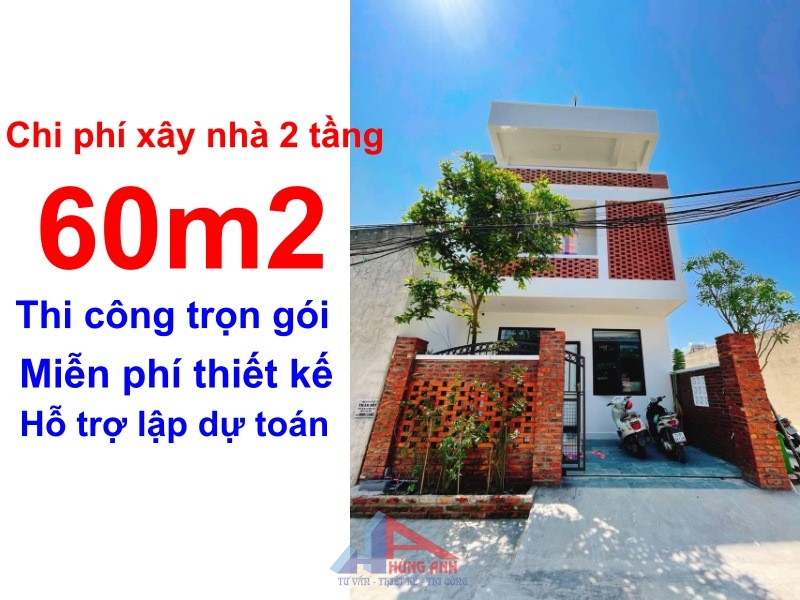 chi phí xây nhà 60m2
