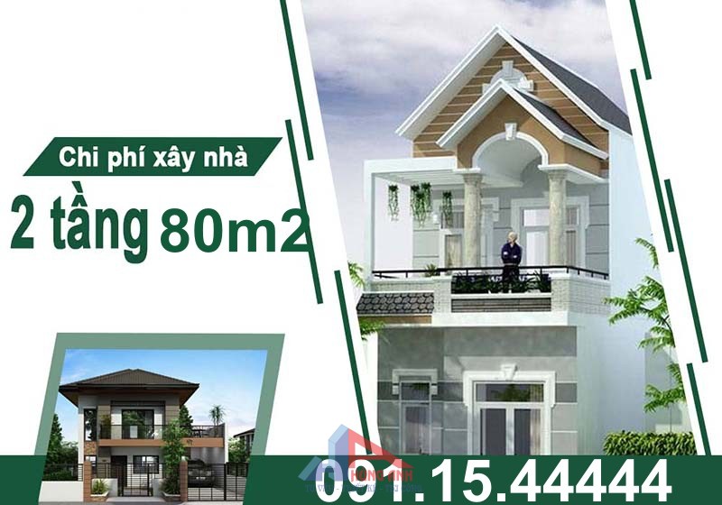chi phí xây nhà 80m2