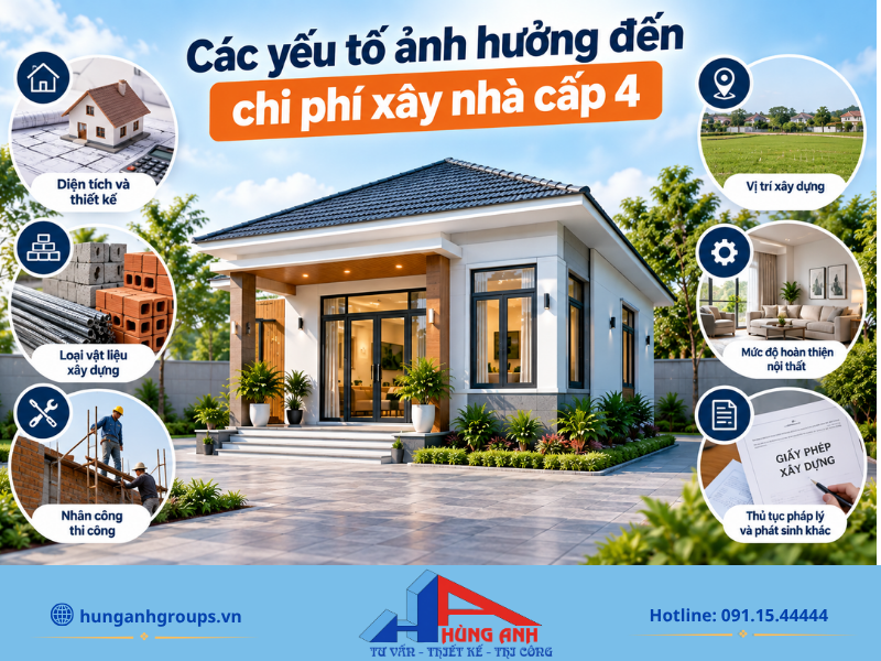 Chi phí xây nhà cấp 4 100m2 chi tiết, bảng dự toán chính xác và đầy đủ 2026 Hoàn thiện bản vẽ thiết kế sớm, chọn mặt bằng đơn giản và lên kế hoạch mua vật tư theo giai đoạn là những giải pháp tối ưu giúp tiết kiệm chi phí xây nhà hiệu quả.