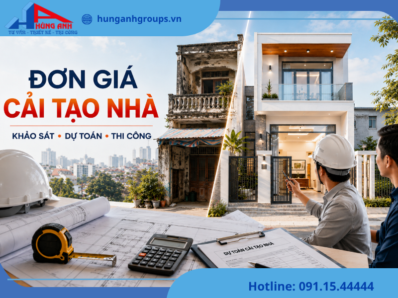 don gia cai tao nha