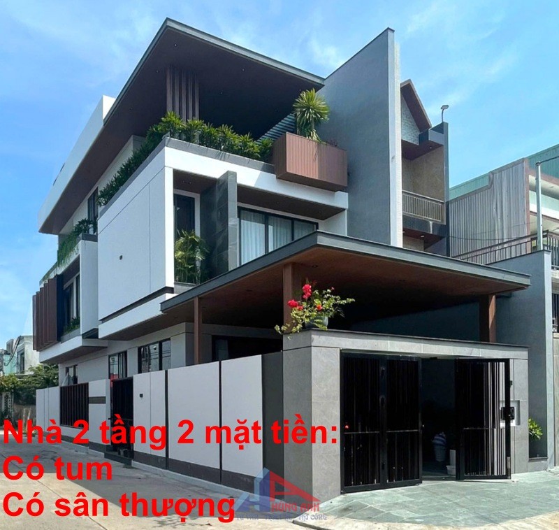 nhà phố 2 mặt tiền