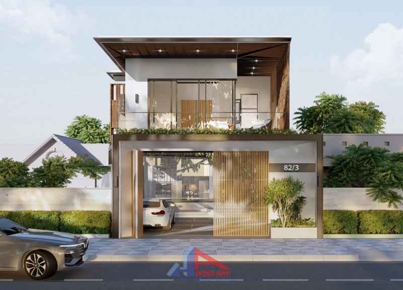 nhà 2 tầng hiện đại