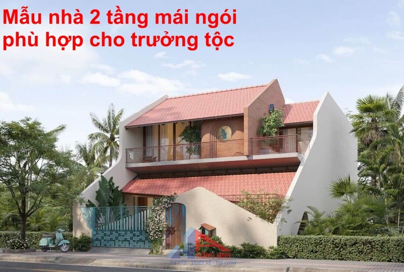 nhà 2 tầng mái ngói