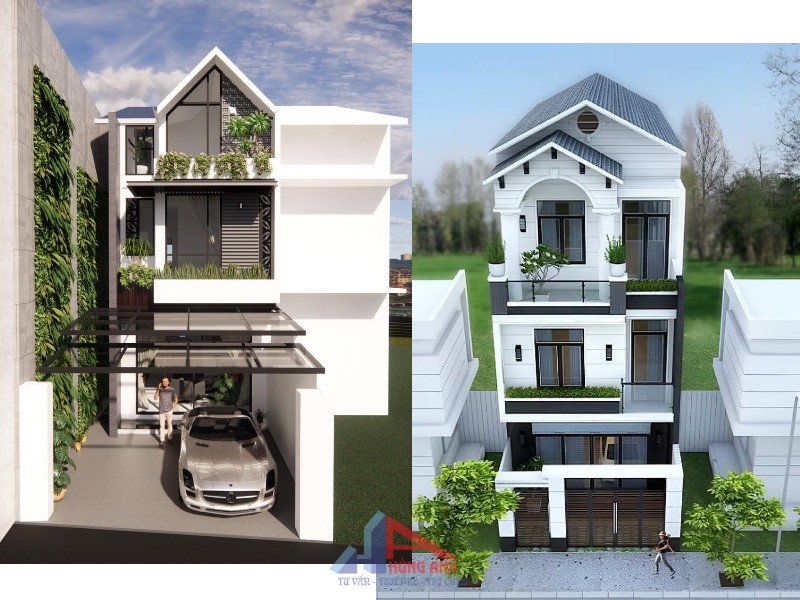 nhà ống mái thái