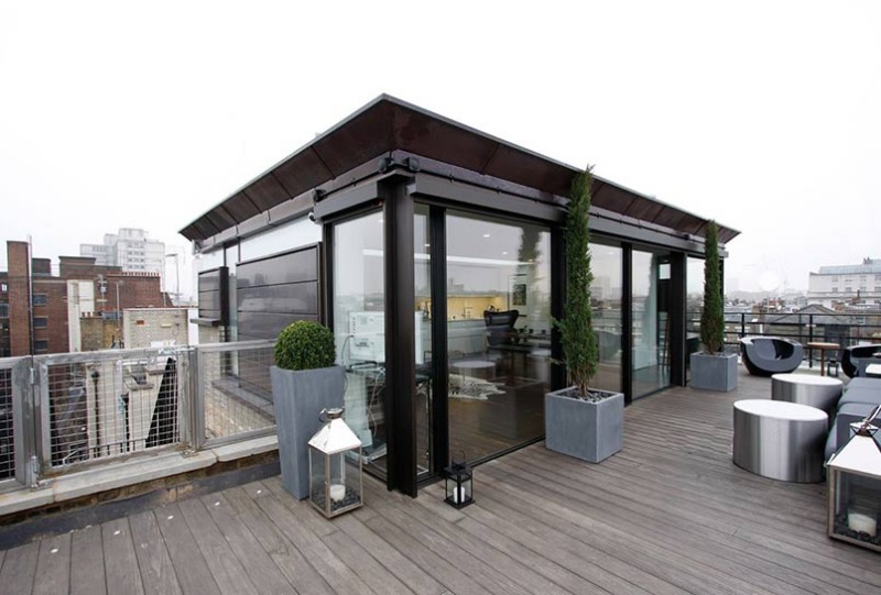 Tầng tum nhà Tầng tum hiện đại