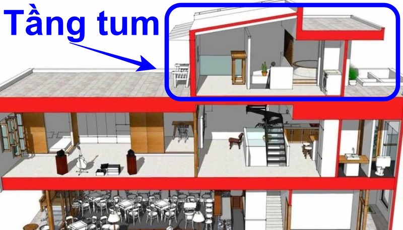 Tầng tum nhà tum nhà