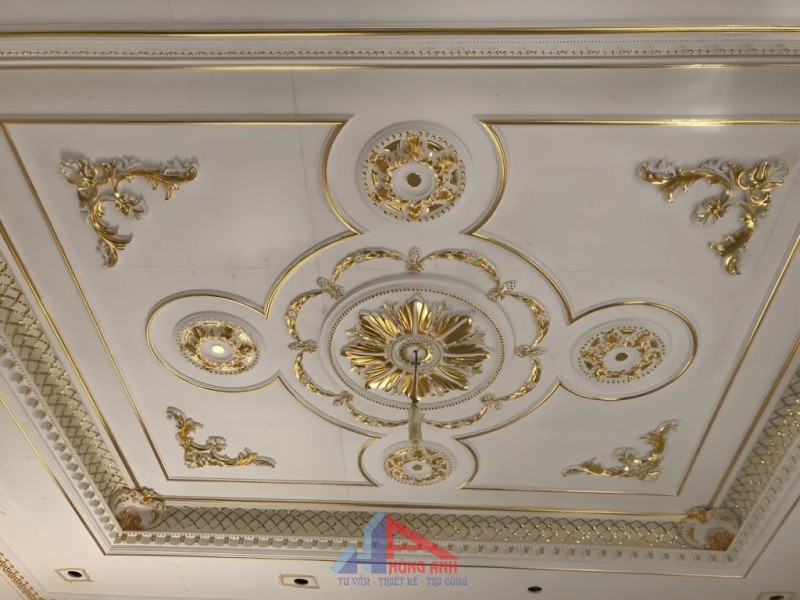 trần đắp phào chỉ tân cổ điển