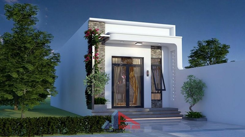 nhà cấp 4 mái bằng