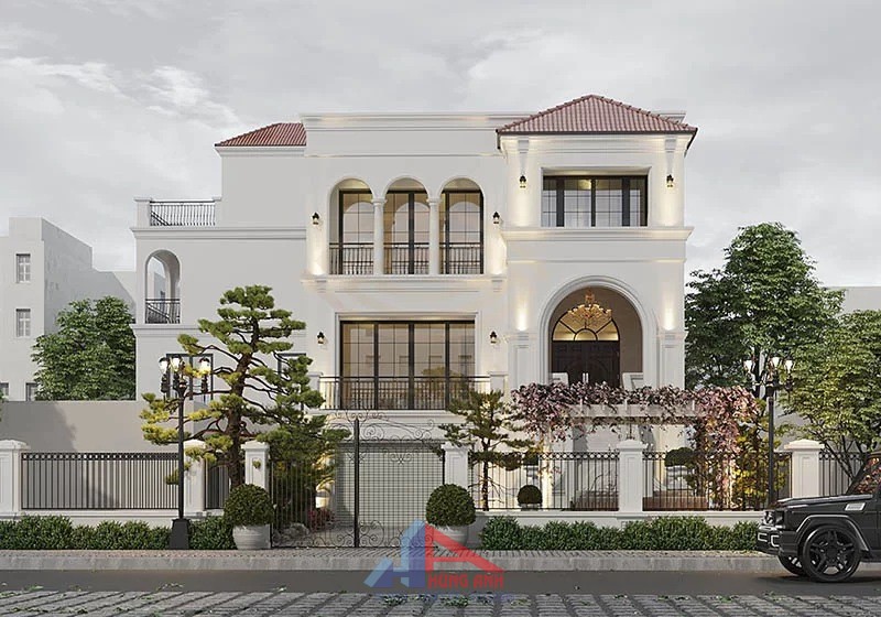 nhà tân cổ điển 3 tầng