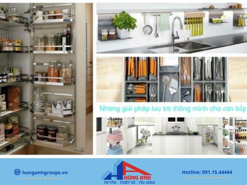 Những giải pháp tủ bếp công nghiệp thông minh