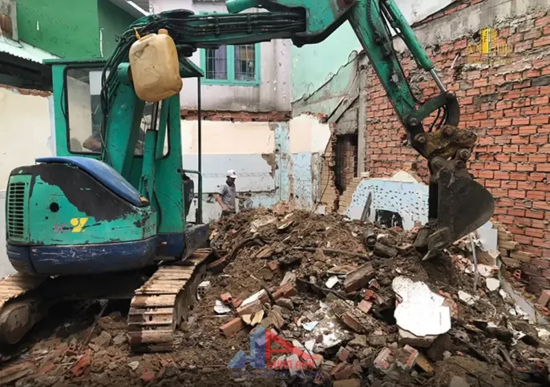 Dịch vụ phá dỡ nhà cũ trọn gói tại Hà Nội pha do nha cu