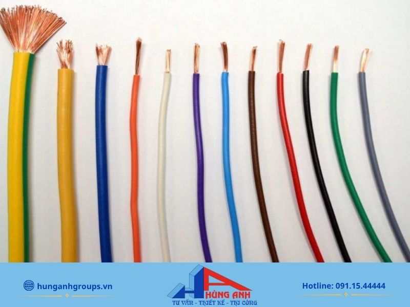 Báo giá thi công lắp đặt điện nước theo m2 mới nhất Các loại dây điện thường lắp trong nhà dân