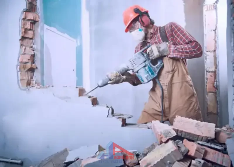 Dịch vụ phá dỡ nhà cũ trọn gói tại Hà Nội trang bi bao ho