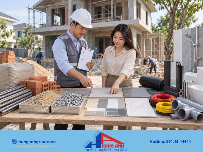 10 điều cần lưu ý khi ký hợp đồng xây nhà tránh phát sinh chi phí Danh mục vật liệu cần ghi rõ thương hiệu và mã sản phẩm
