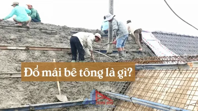 đổ mái nhà bê tông
