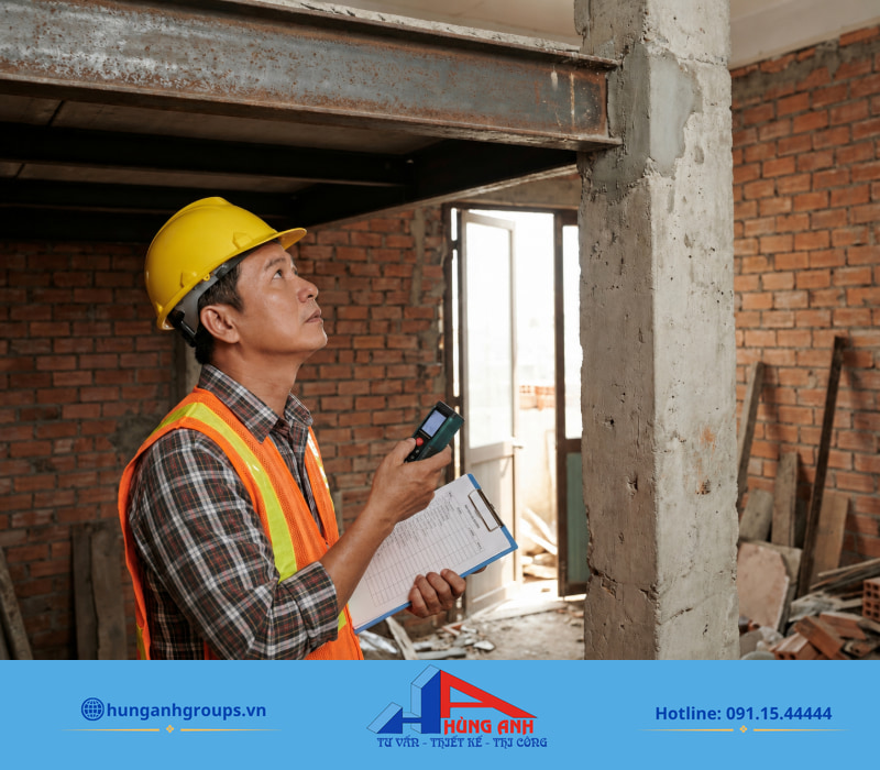 Giá sửa nhà cấp 4 gác lửng 2026 và cách dự toán chi phí Kỹ sư trực tiếp đo đạc dầm cột chịu lực tại hiện trạng nhằm chốt phương án gia cố an toàn cho gác lửng.