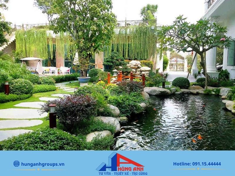 Cải tạo sân vườn và cảnh quan biệt thự