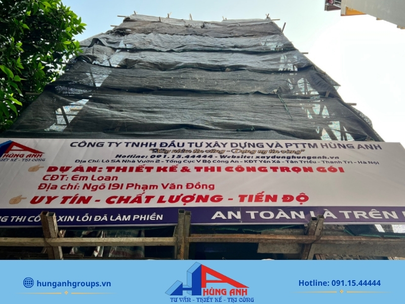 Chi phí xây nhà 2 tầng 2026 hết bao nhiêu tiền? Đơn vị thi công Hùng Anh Groups