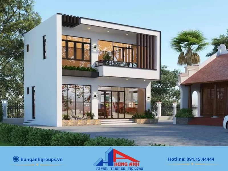 Đơn giá xây nhà 2 tầng trọn gói