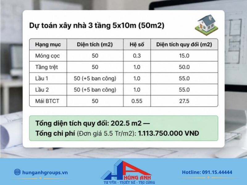 chi phi xay nha 3 tang 6