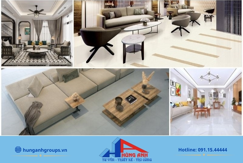 Chọn gạch lát nền đồng bộ phong cách thiết kế