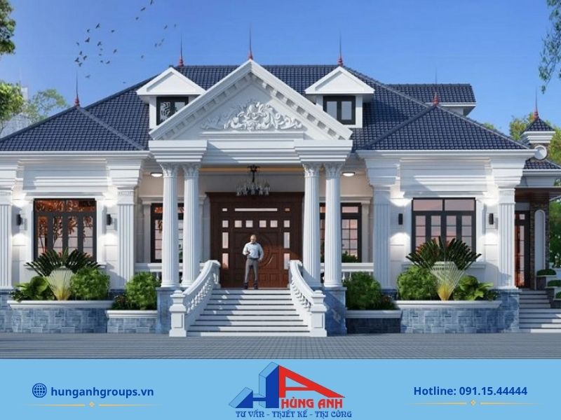 188+ Mẫu thiết kế biệt thự đẹp, đẳng cấp kèm báo giá chi tiết 2026 Mẫu biệt thự 1 tầng hiện đại, thiết kế sang trọng