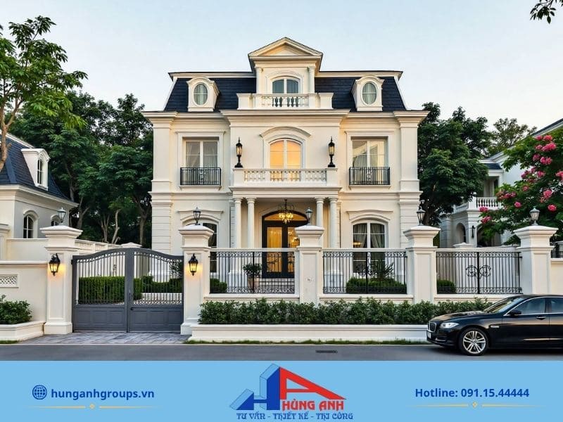 188+ Mẫu thiết kế biệt thự đẹp, đẳng cấp kèm báo giá chi tiết 2026 Thiết kế biệt thự 2 tầng hiện đại với mặt tiền ấn tượng