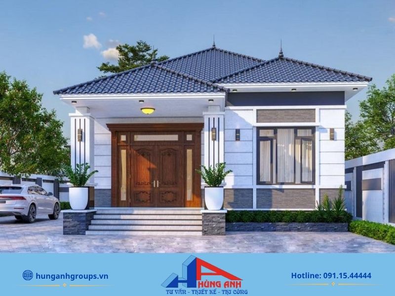 Thiết kế nhà cấp 4 đẹp, thoáng và gần gũi