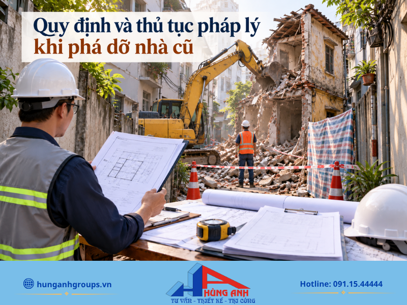 Nắm rõ các quy định pháp lý và trách nhiệm bảo đảm an toàn giúp quá trình tháo dỡ nhà diễn ra thuận lợi, đúng luật