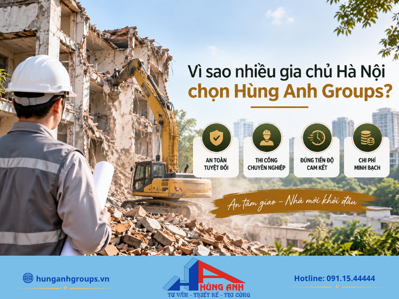 Lựa chọn nhà thầu uy tín, thi công trực tiếp không qua trung gian giúp gia chủ tránh được rủi ro và tối ưu hóa chi phí.