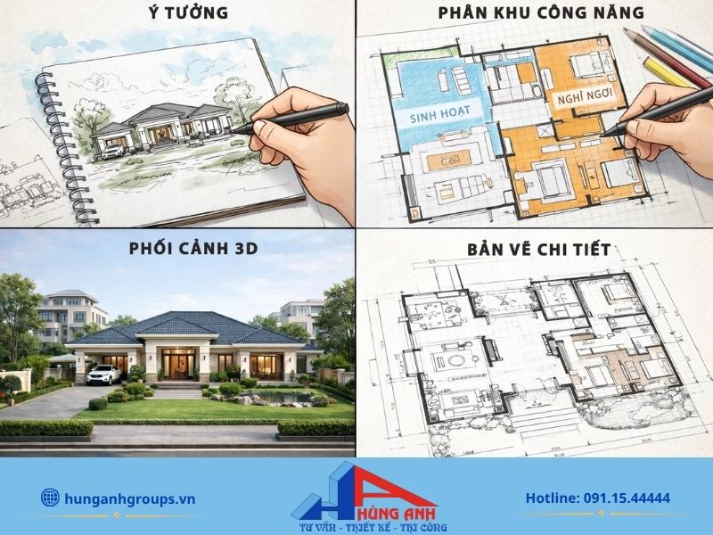 188+ Mẫu thiết kế biệt thự đẹp, đẳng cấp kèm báo giá chi tiết 2026 Tư vấn và triển khai hồ sơ thi công biệt thự chuyên nghiệp