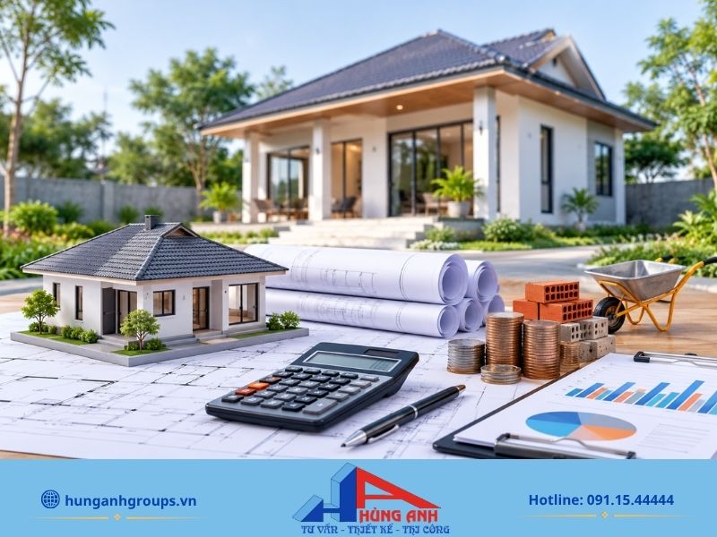 Cách tính chi phí xây dựng nhà cấp 4
