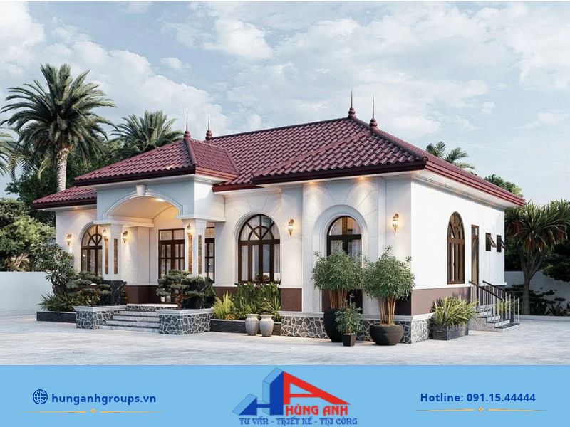 Mẫu biệt thự nhà vườn tân cổ điển