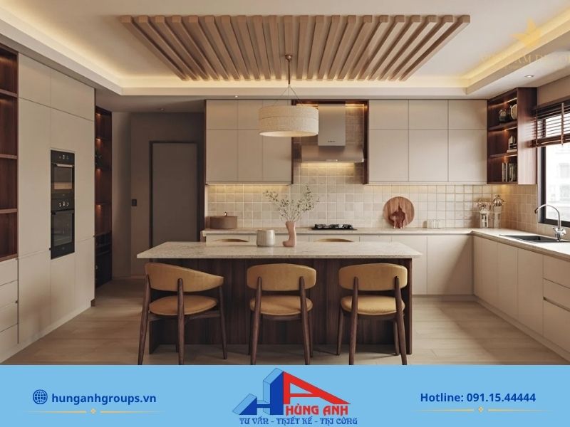 Cách bố trí phòng bếp chung cư khoa học