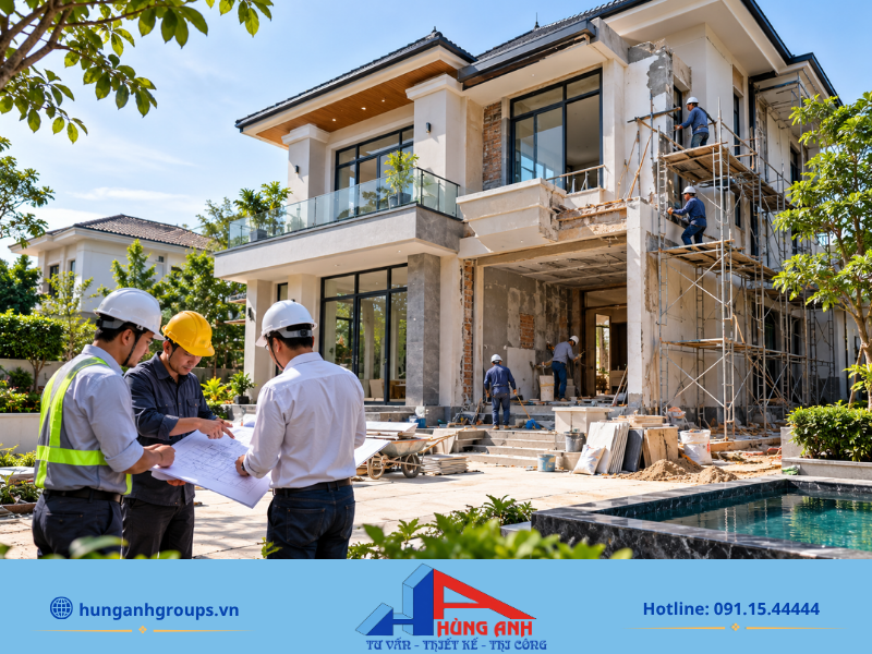 Khảo sát kỹ kết cấu và lập bản vẽ thiết kế chi tiết ngay từ đầu giúp phòng tránh các lỗi phát sinh tốn kém khi cải tạo.