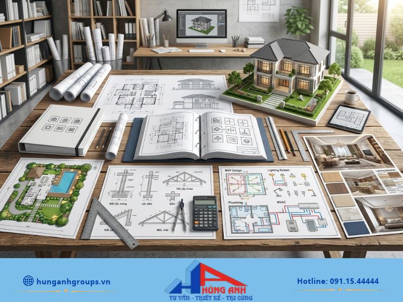 500+ Mẫu thiết kế biệt thự đẹp mỹ mãn được yêu thích nhất hiện nay Hồ sơ thiết kế biệt thự gồm những hạng mục nào?