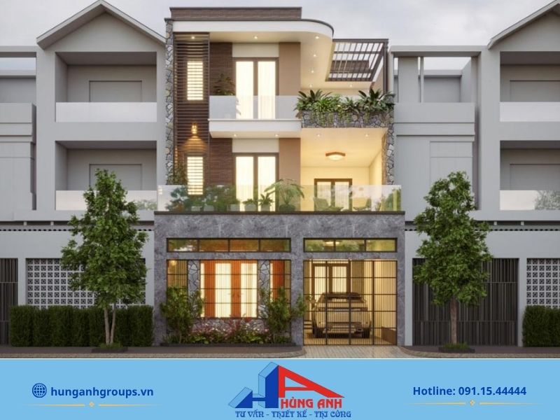 Hoàn thiện biệt thự 3 tầng 100m2 cao cấp không bán thầu