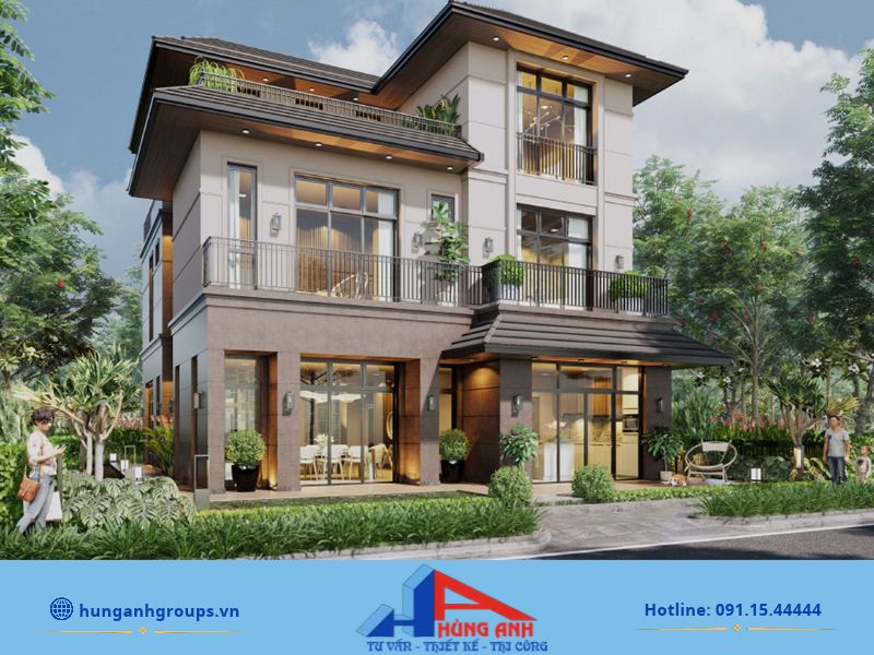 500+ Mẫu thiết kế biệt thự đẹp mỹ mãn được yêu thích nhất hiện nay mau biet thu don lap