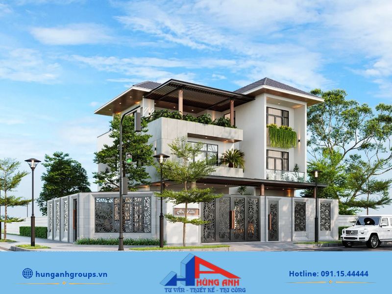 99+ Mẫu thiết kế biệt thự đẹp, đẳng cấp nhất 2026 Mẫu biệt thự hiện đại