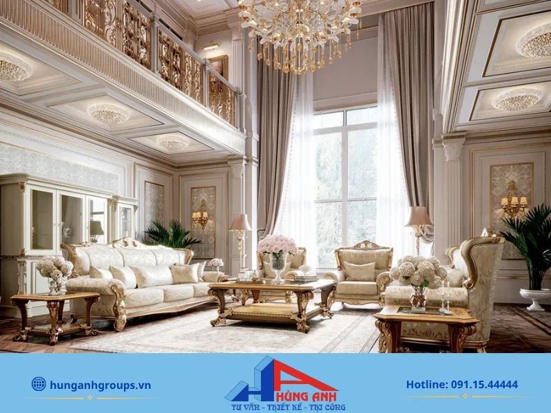Nội thất biệt thự tân cổ điển