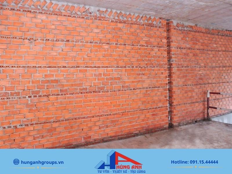 Nghiệm thu chất lượng khối xây thô trước khi chuyển sang công đoạn tô trát tường gạch 200