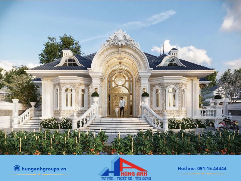 Mẫu nhà vườn tân cổ điển