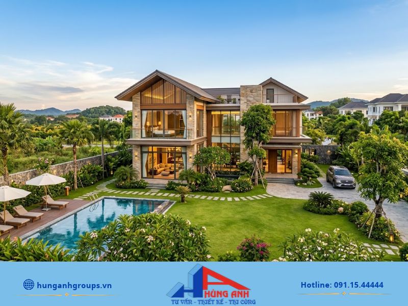 500+ Mẫu thiết kế biệt thự đẹp mỹ mãn được yêu thích nhất hiện nay Quy trình triển khai thiết kế biệt thự