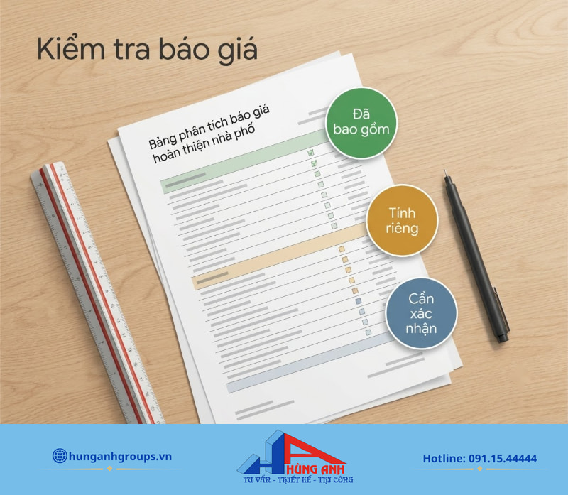 Hoàn thiện nhà phố gồm gì, chi phí tính ra sao cho đúng? Phân loại chi phí theo 3 trạng thái giúp chủ nhà kiểm soát chặt dự toán và chặn đứng phát sinh ngân sách.