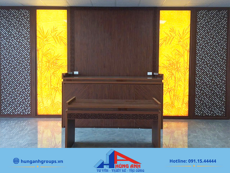 Bàn thờ thiết kế hiện đại, tối giản