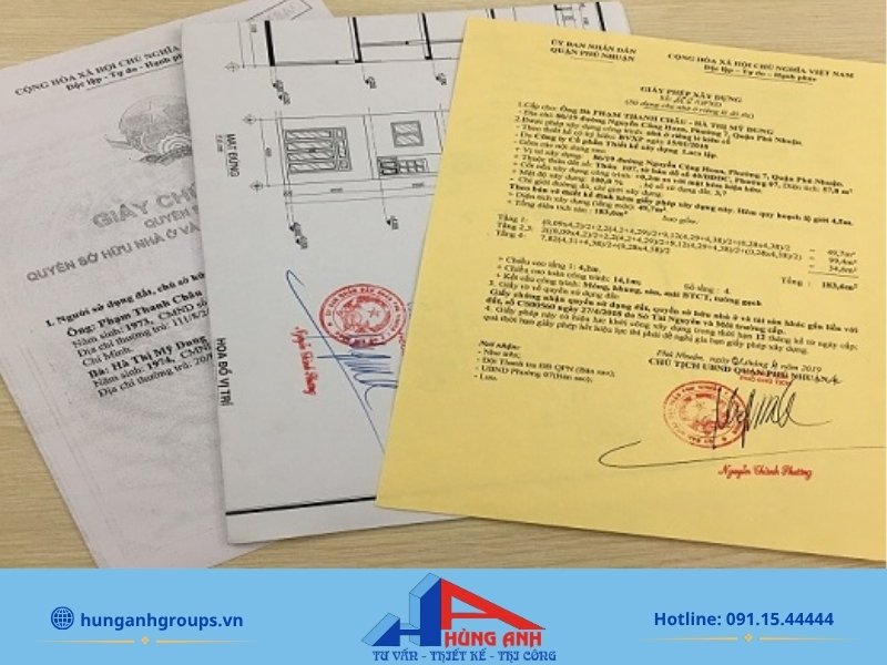 Giấy phép xây dựng Có giấy phép xây dựng hợp lệ giúp quá trình thi công diễn ra xuyên suốt, đúng tiến độ và thuận lợi khi làm thủ tục hoàn công.