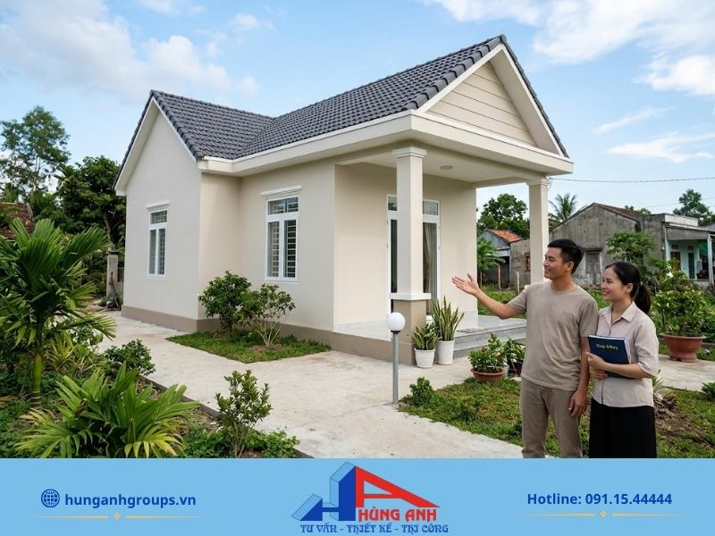 Xây nhà cấp 4 trọn gói 200 triệu đẹp và tối ưu chi phí img kinh nghiem xay nha cap 4 tron goi 500